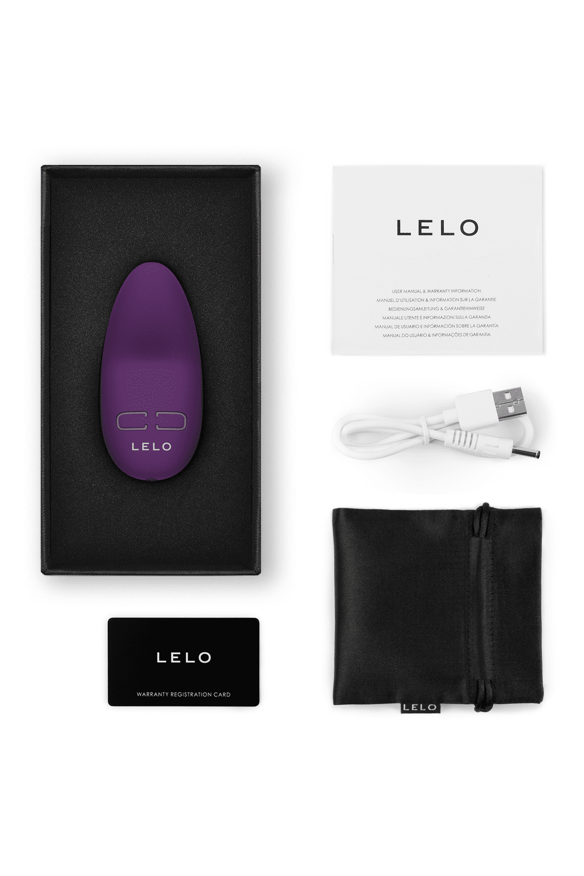 Lelo LILY 3 Dark Plum Free Shipping