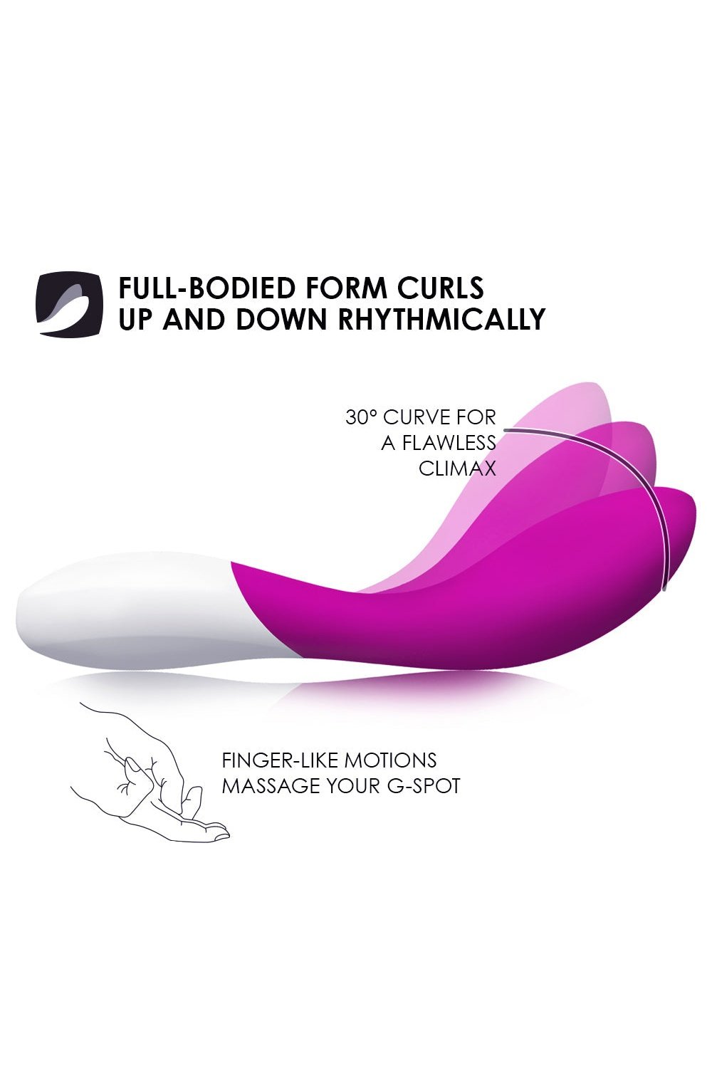Mona Wave Deep Rose - Free Shipping