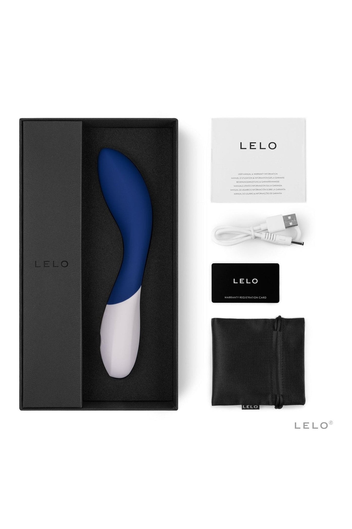 Lelo Mona Wave Midnight Blue - Free Shipping