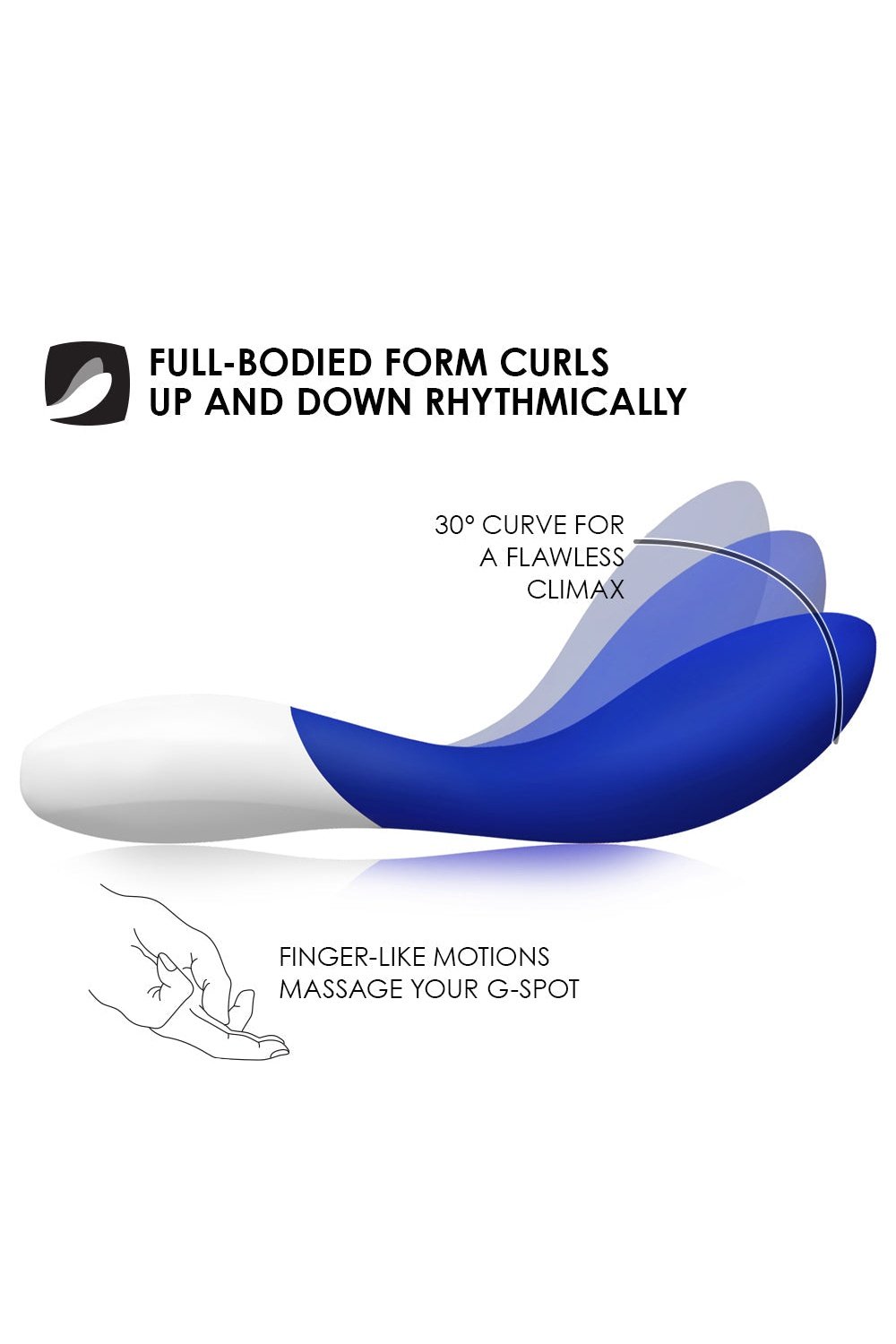 Lelo Mona Wave Midnight Blue - Free Shipping