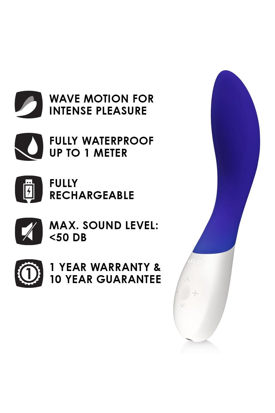 Lelo Mona Wave Midnight Blue - Free Shipping