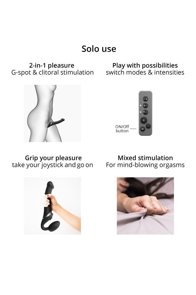 MULTI ORGASM BENDABLE STRAP-ON - Free Shipping