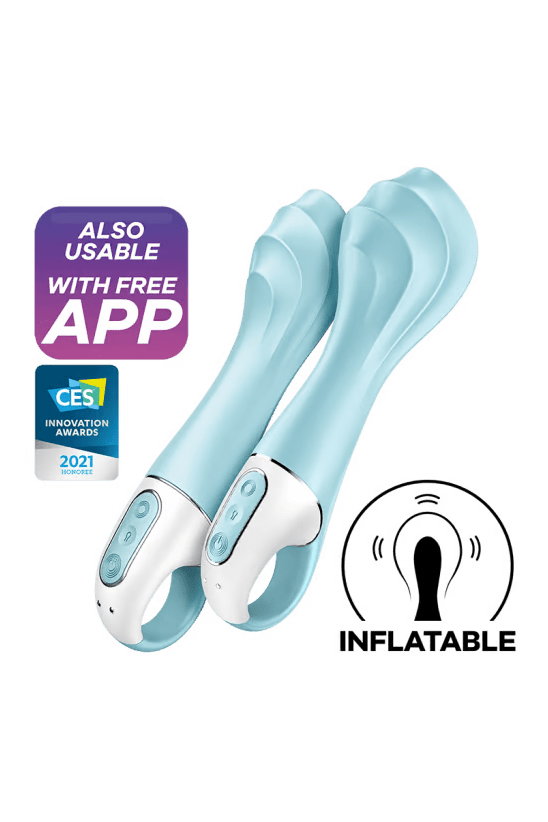 Air Pump Vibrator 5+ Blue - Free Shipping