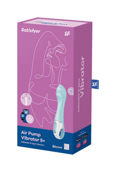 Air Pump Vibrator 5+ Blue - Free Shipping