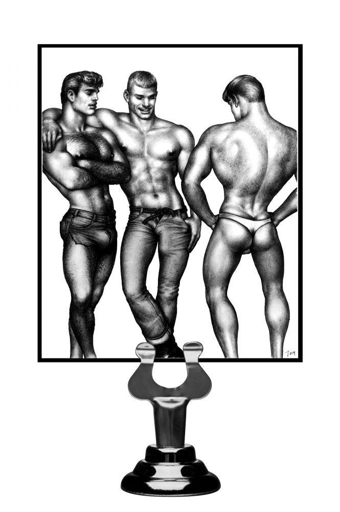 Tom of Finland 3 Piece Silicone Cock Ring Set - Blue freeshipping - ToysZone.ca