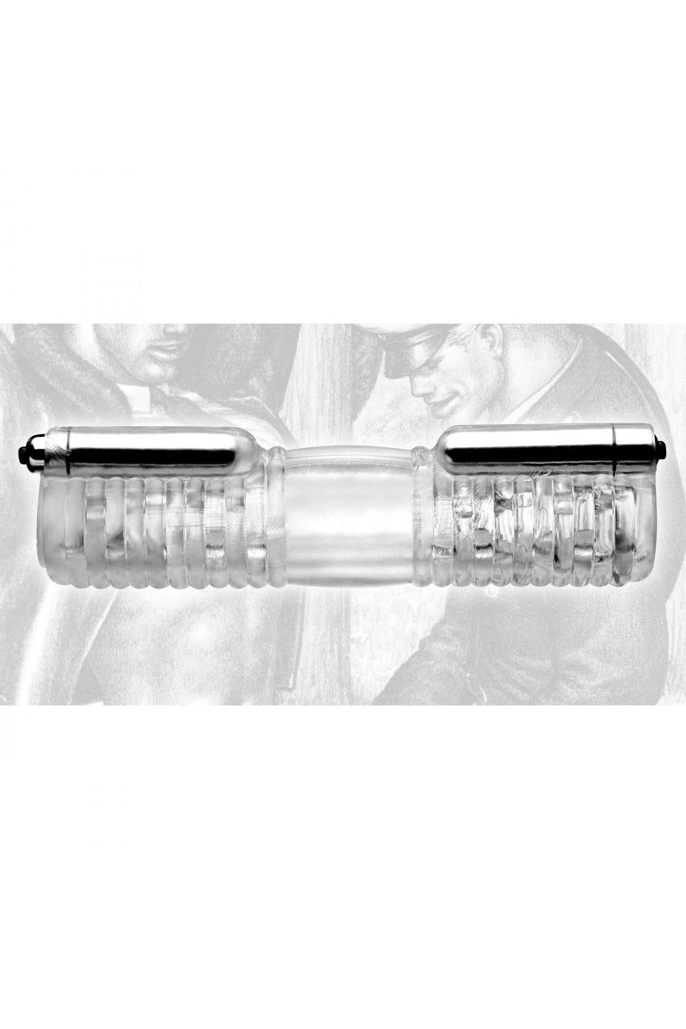 Tom of Finland Head to Head Vibrating Sleeve freeshipping - ToysZone.ca