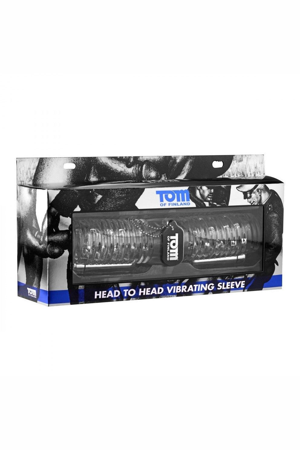 Tom of Finland Head to Head Vibrating Sleeve freeshipping - ToysZone.ca