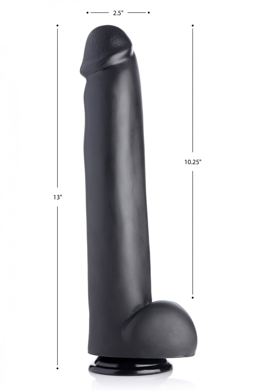 The Master Suction Cup Dildo - Black Free Shipping