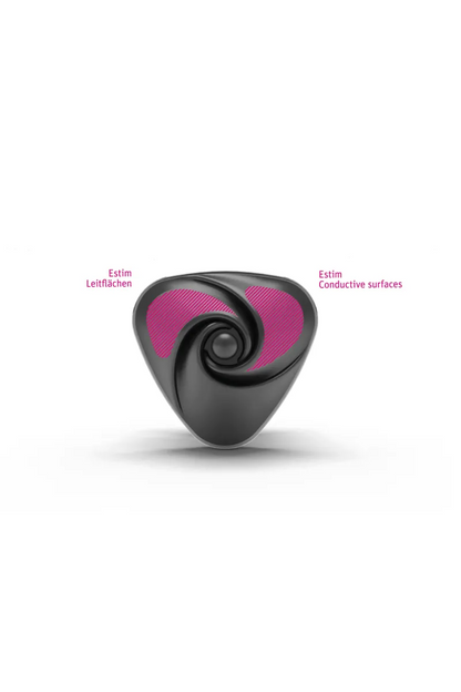 Mystim Heart's Desire eStim layonvibrator, Black