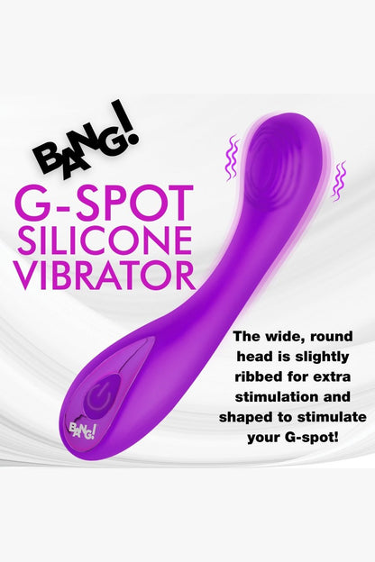 G-Spot Silicone Vibrator - Purple