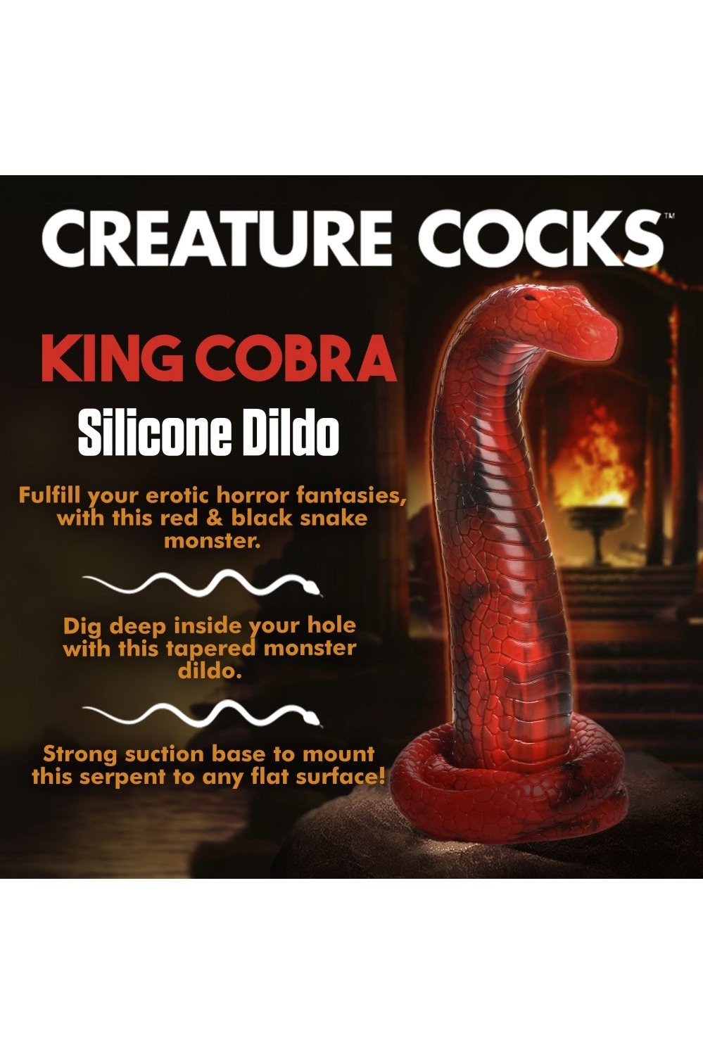 King Cobra Silicone Dildo Free Shipping