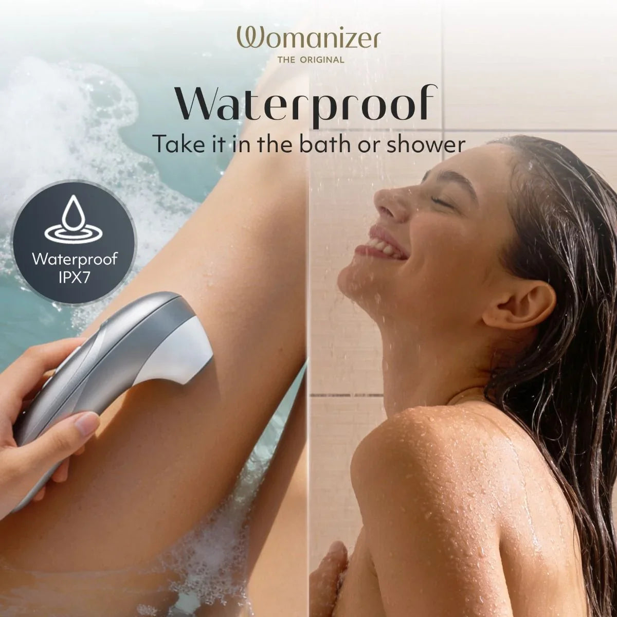 Womanizer Pro - Silver Grey - Sex Toy Clearance

