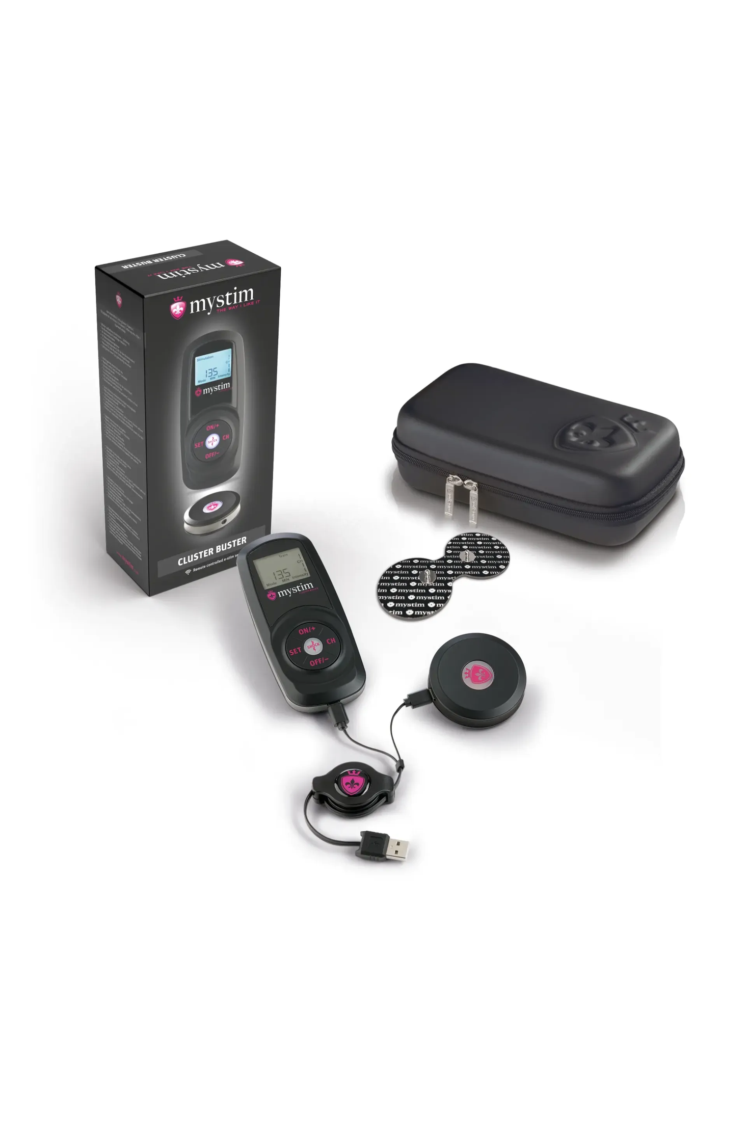Mystim Cluster Buster, wireless eStim device starterkit