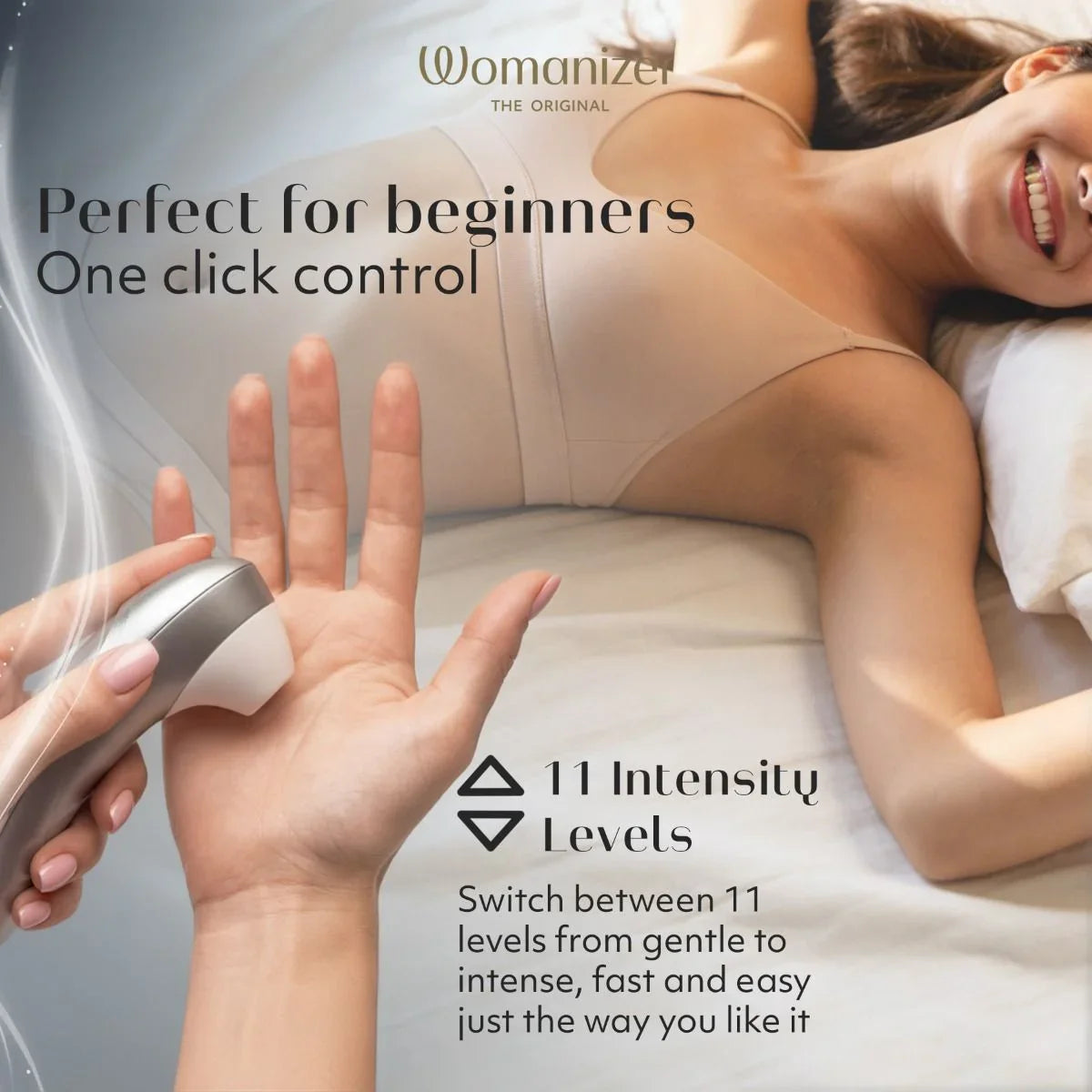 Womanizer Pro - Silver Grey - Sex Toy Clearance

