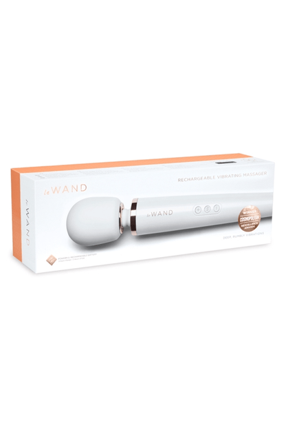 Rechargeable Vibrating Massager - White