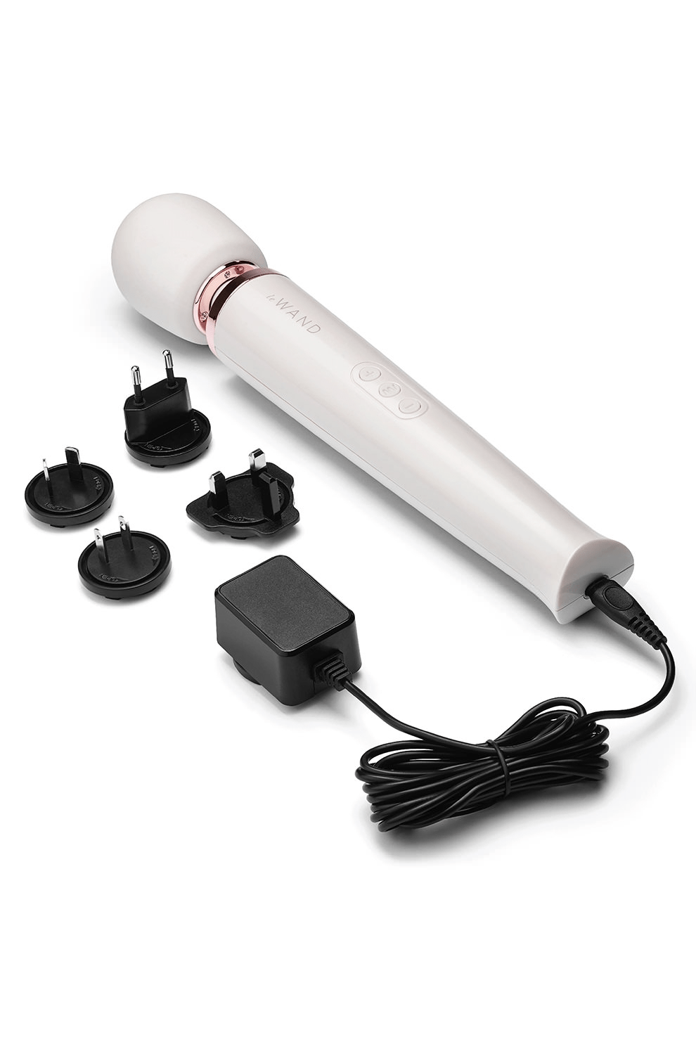 Rechargeable Vibrating Massager - White