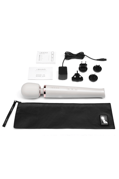 Rechargeable Vibrating Massager - White