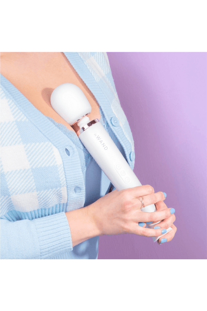 Rechargeable Vibrating Massager - White