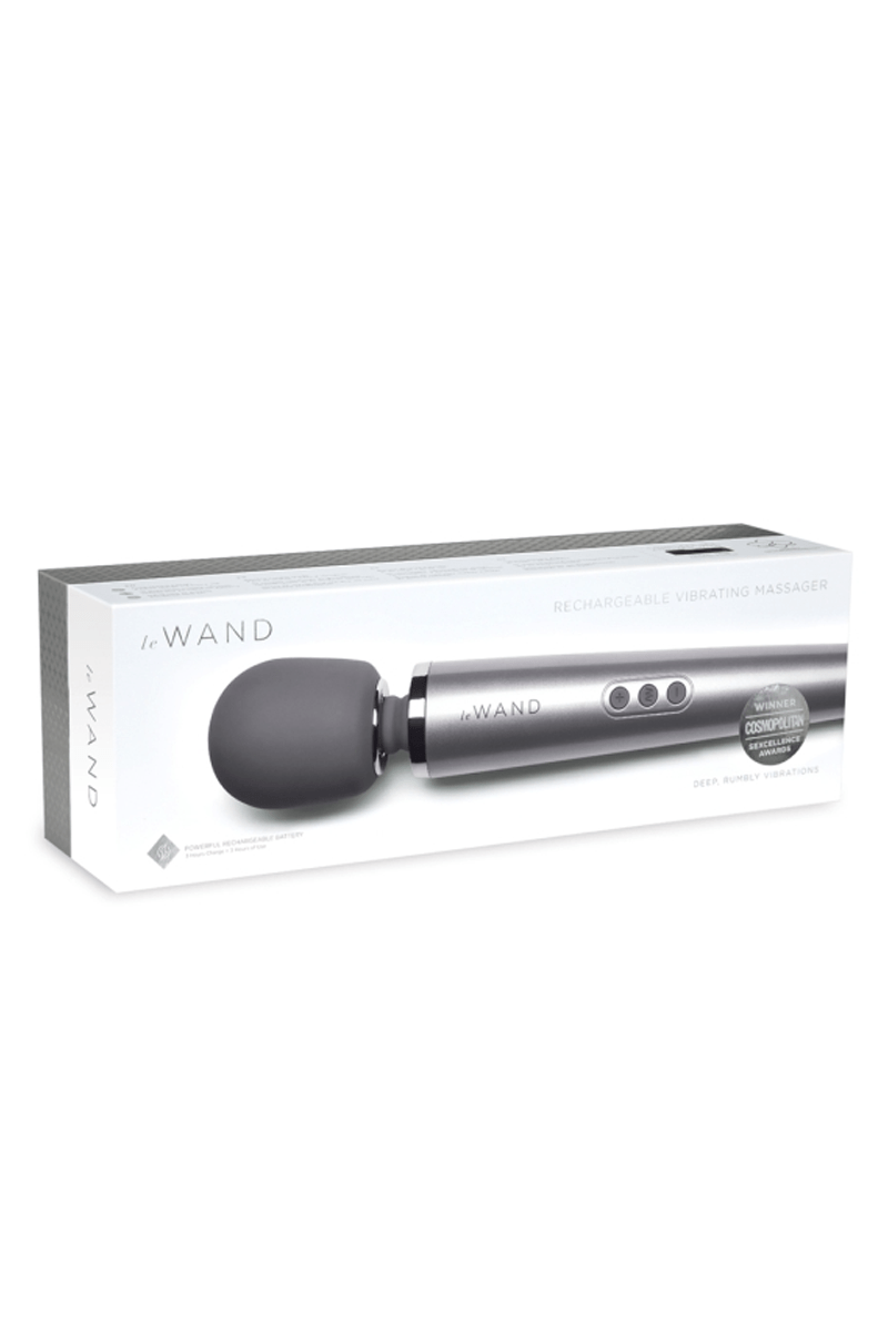 Rechargeable Vibrating Massager - Gray