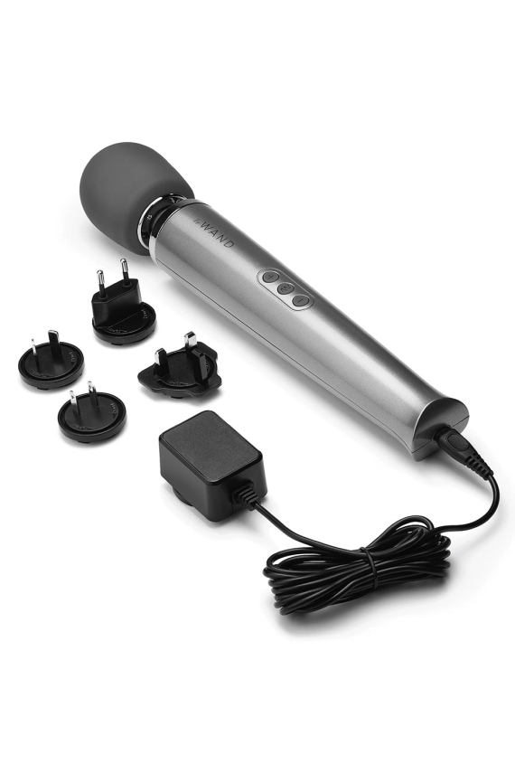 Rechargeable Vibrating Massager - Gray