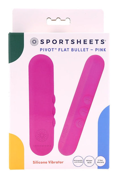 Pivot Flat Bullet – Pink - Free Shipping