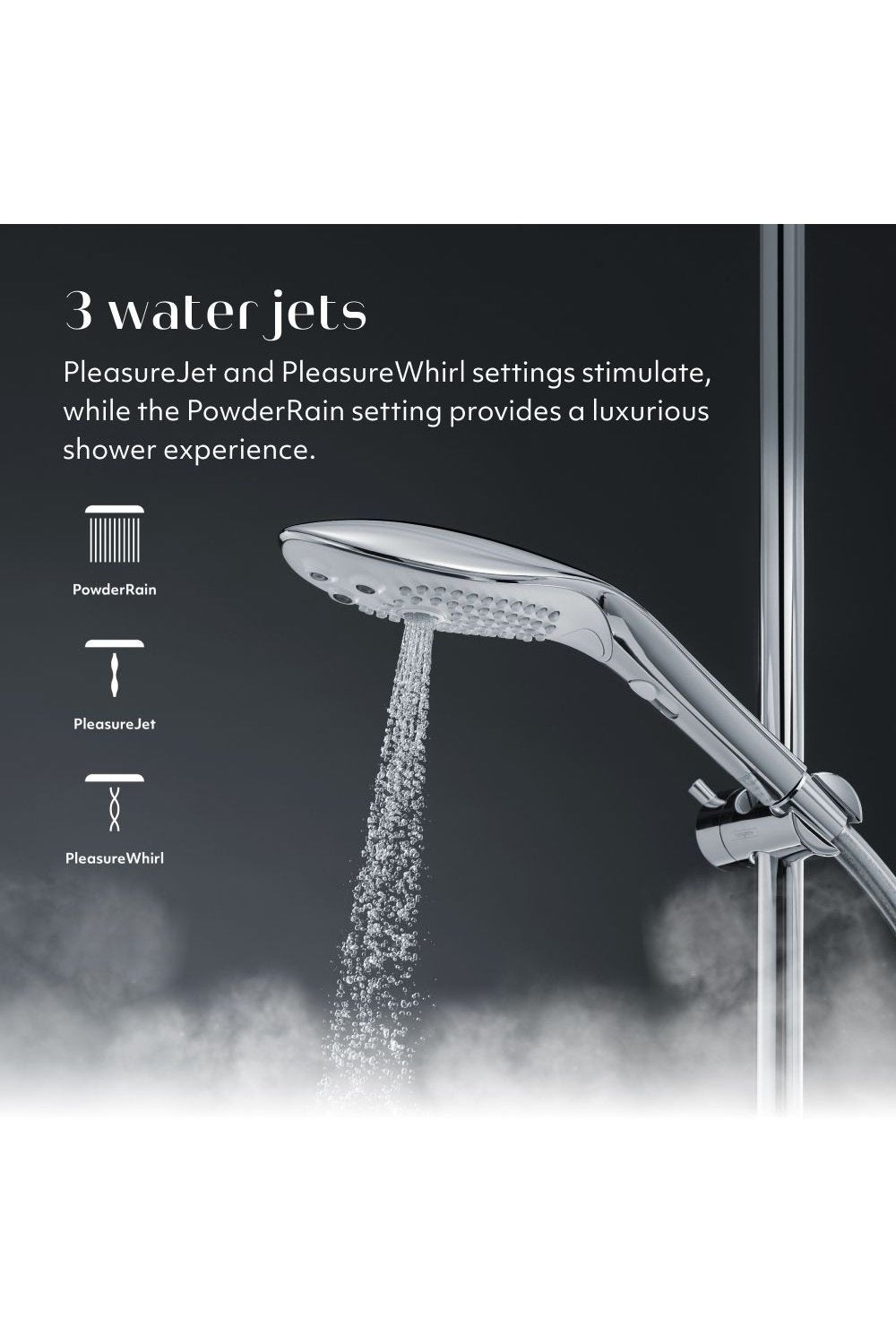 Wave - Chrome - Shower Head - Free Shipping