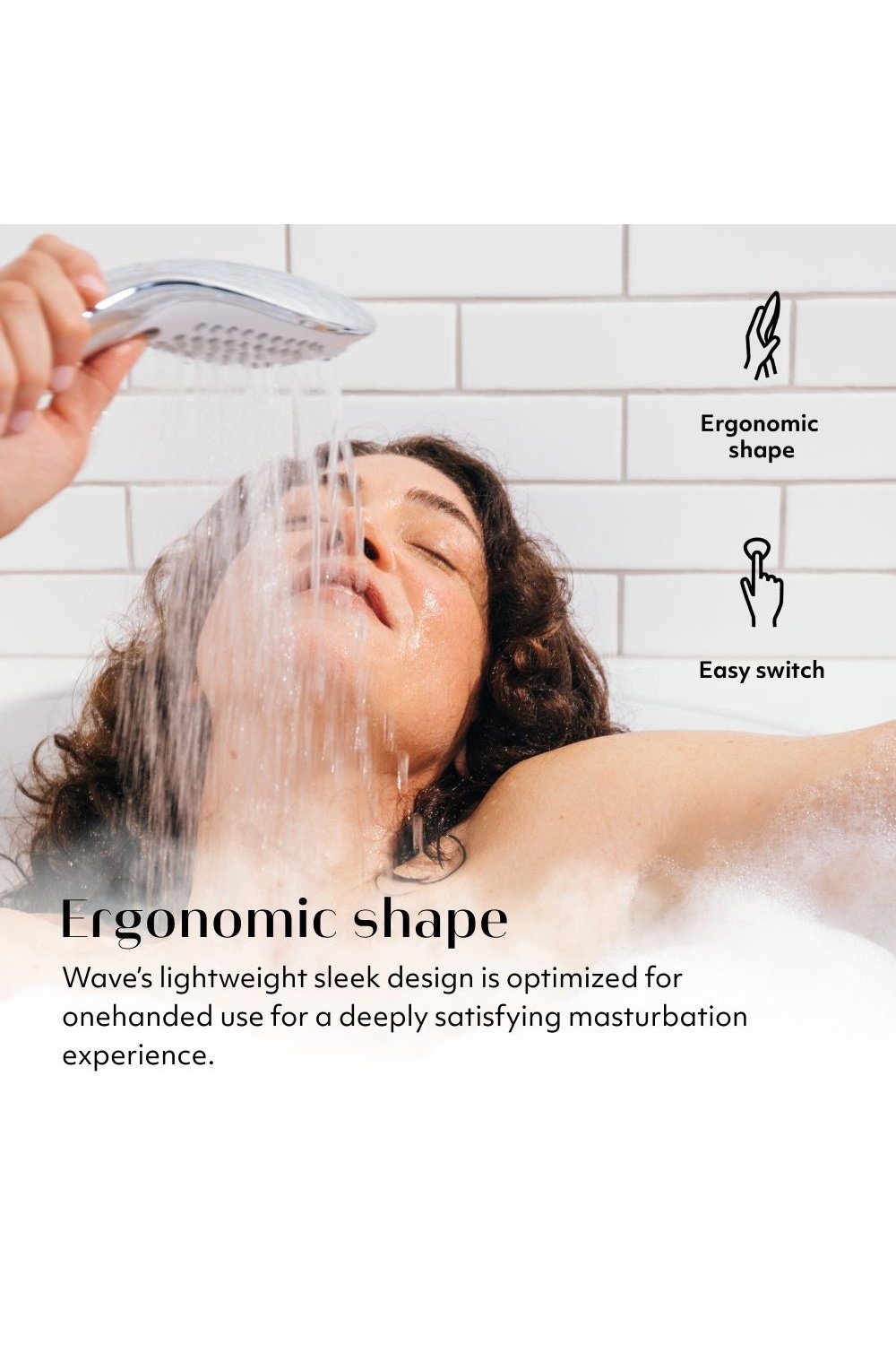 Wave - Chrome - Shower Head - Free Shipping