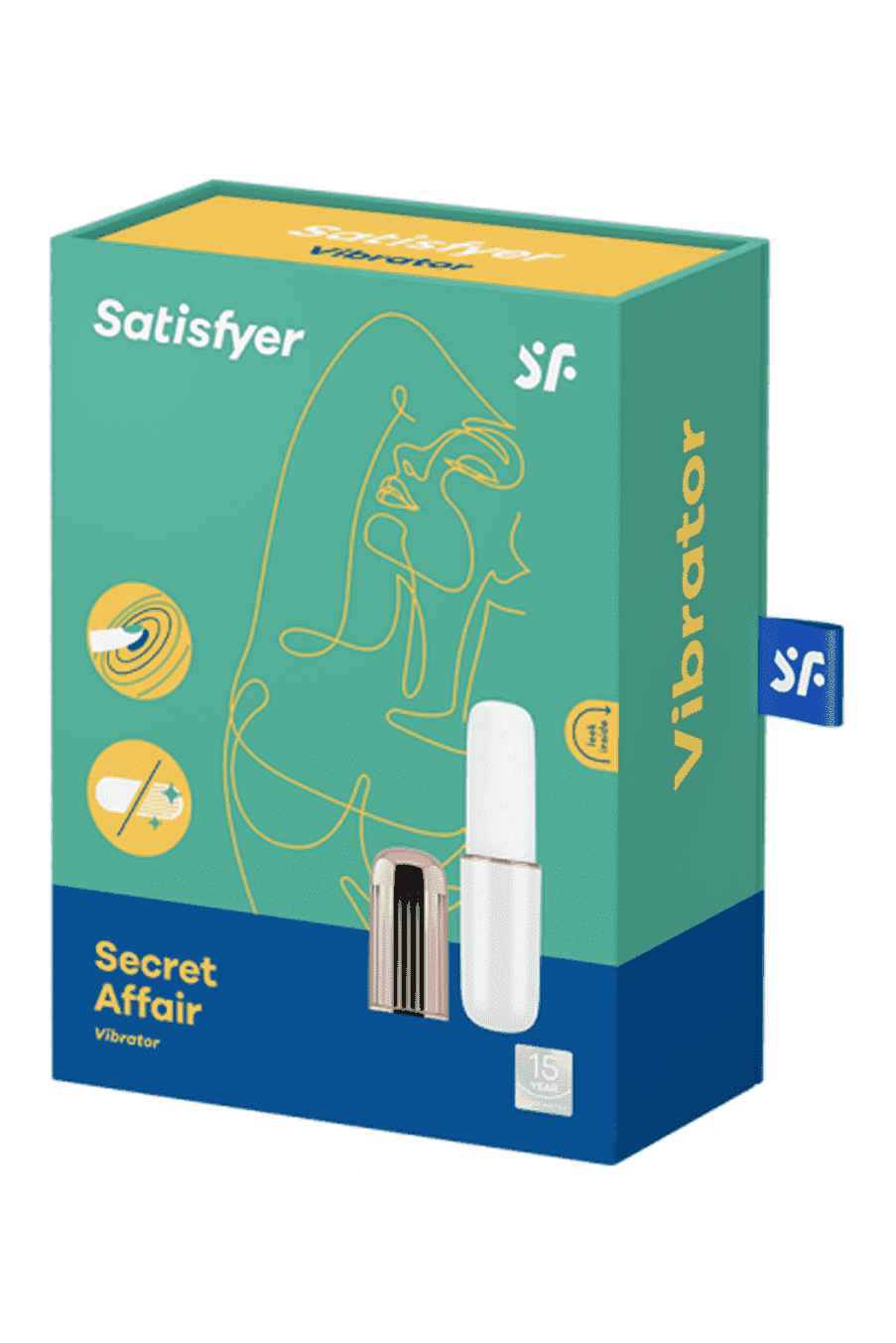 SATISFYER SECRET AFFAIR - WHITE/BRONZE free shipping - ToysZone.ca