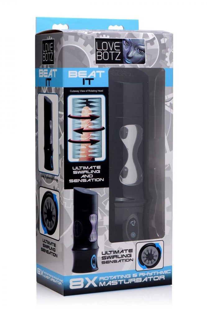 Beat It 8X Rotating and Rhythmic Masturbator freeshipping - ToysZone.ca