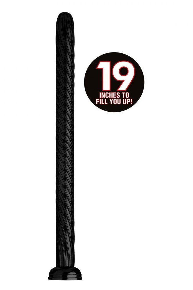 Hosed 19 Inch Spiral Anal Snake Free Shipping