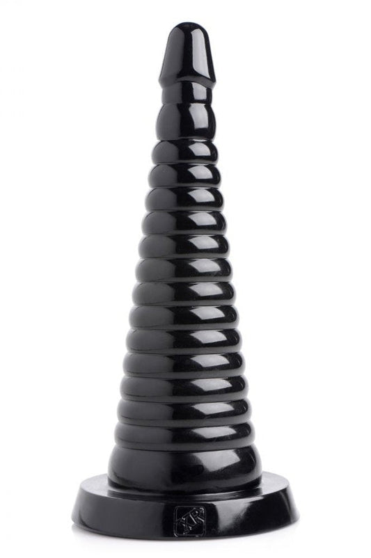 Giant Ribbed Anal Cone Free Shipping