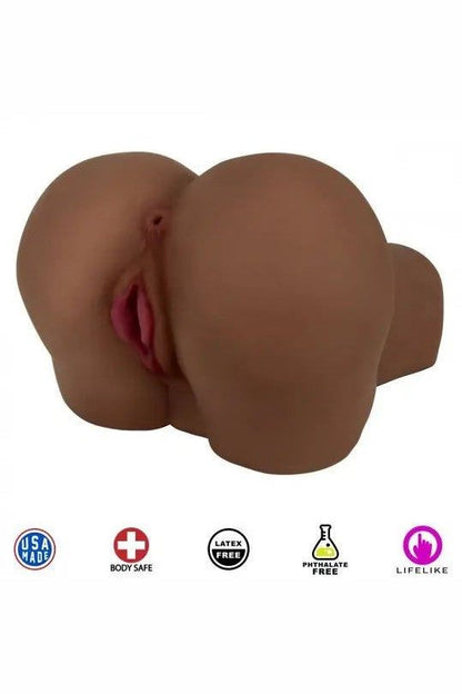 Mistress Paris Doggie Style Masturbator- Brown free shipping - ToysZone.ca