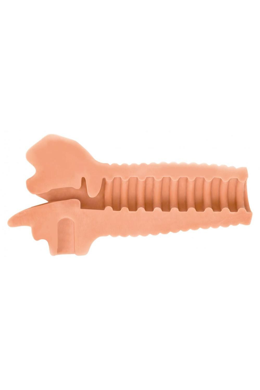 Mistress Courtney Vibrating Mouth Stroker- Flesh free shipping - ToysZone.ca