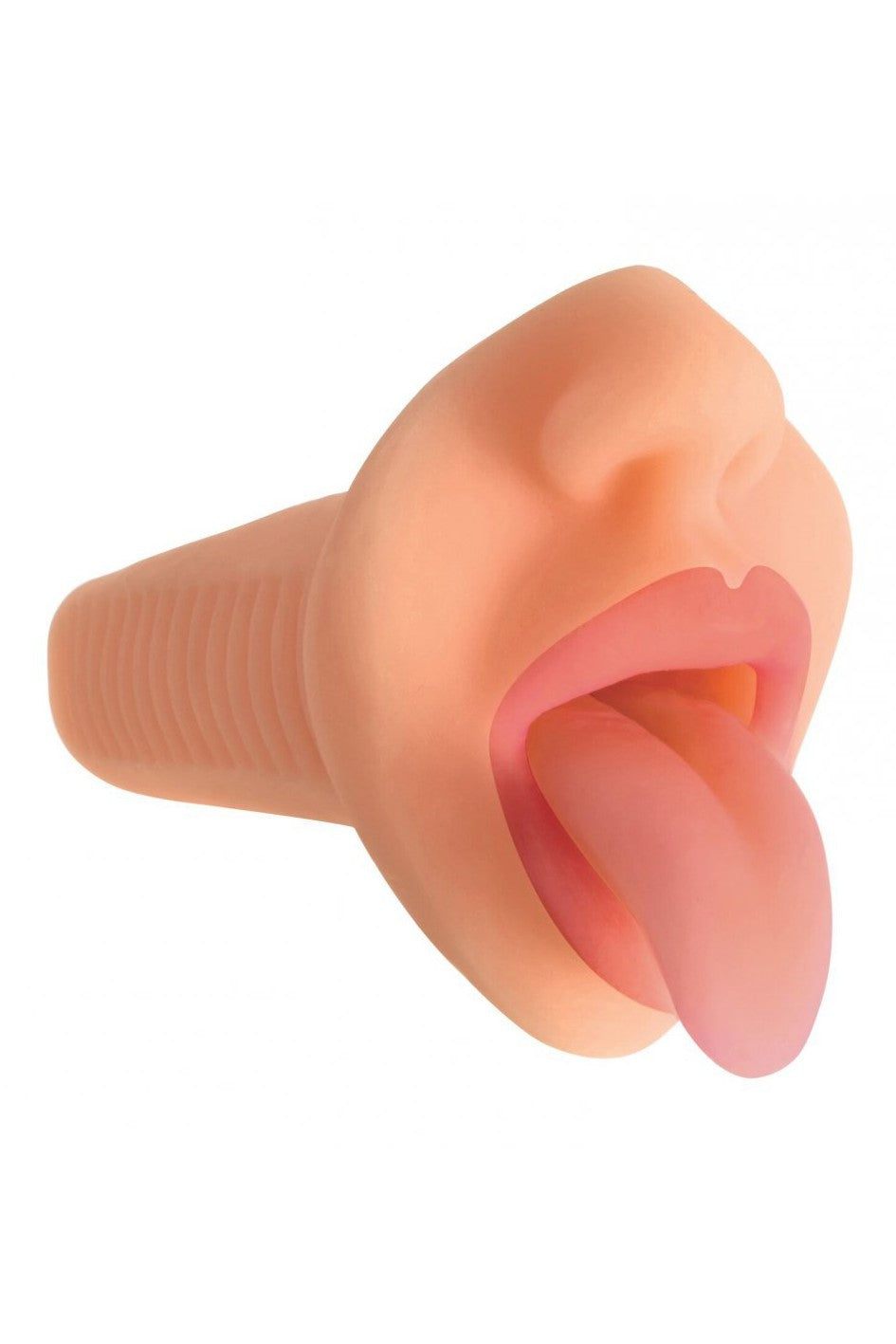 Mistress Courtney Vibrating Mouth Stroker- Flesh free shipping - ToysZone.ca