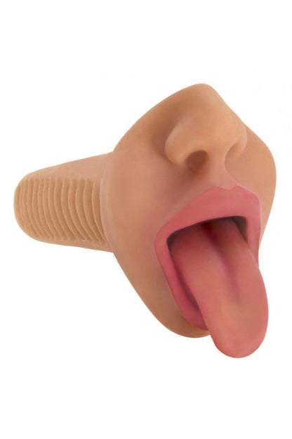 Mistress Selene Vibrating Mouth Stroker- Tan free shipping - ToysZone.ca