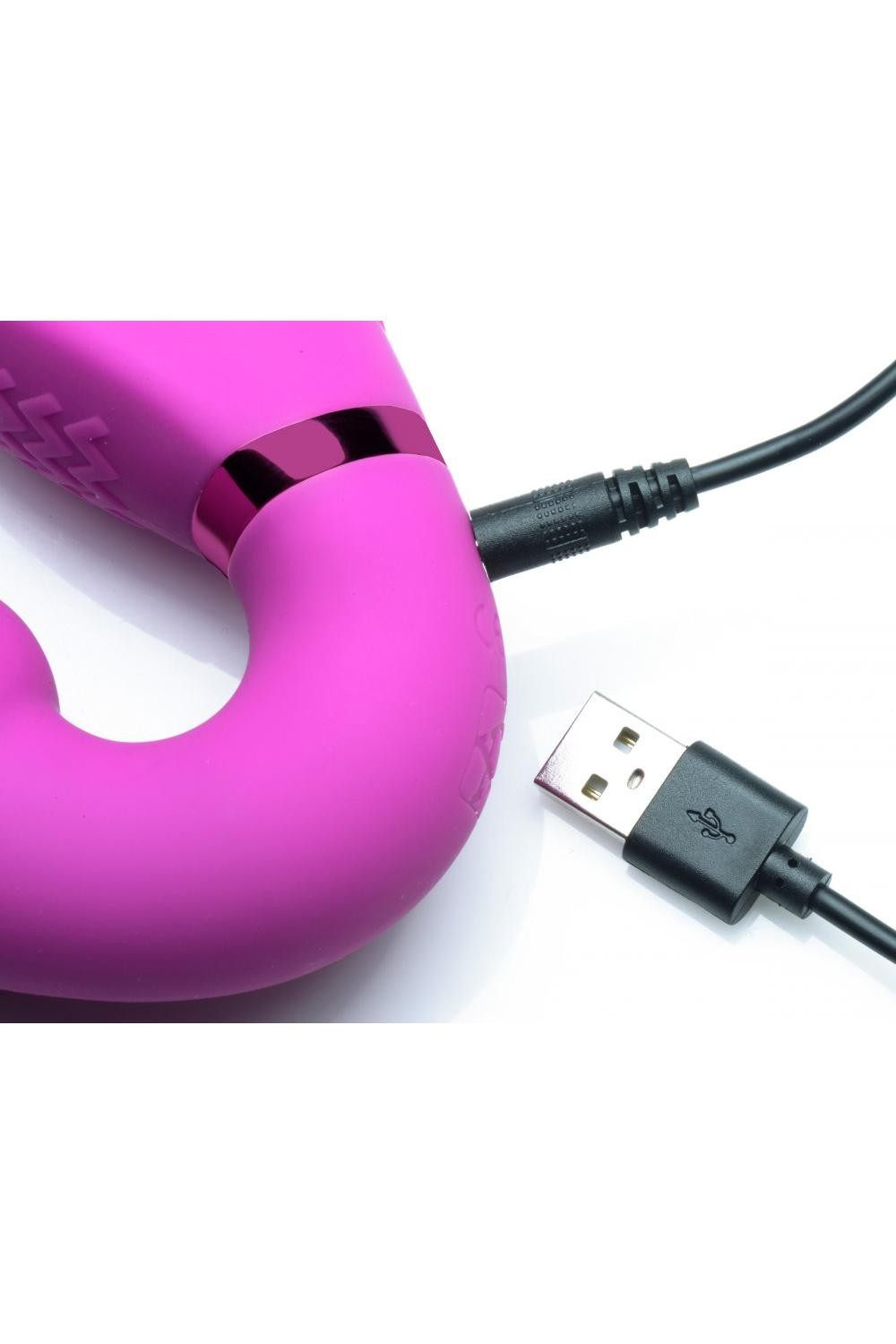Worlds First Remote Control Inflatable Vibrating Silicone Ergo Fit Strapless Strap-On freeshipping - ToysZone.ca