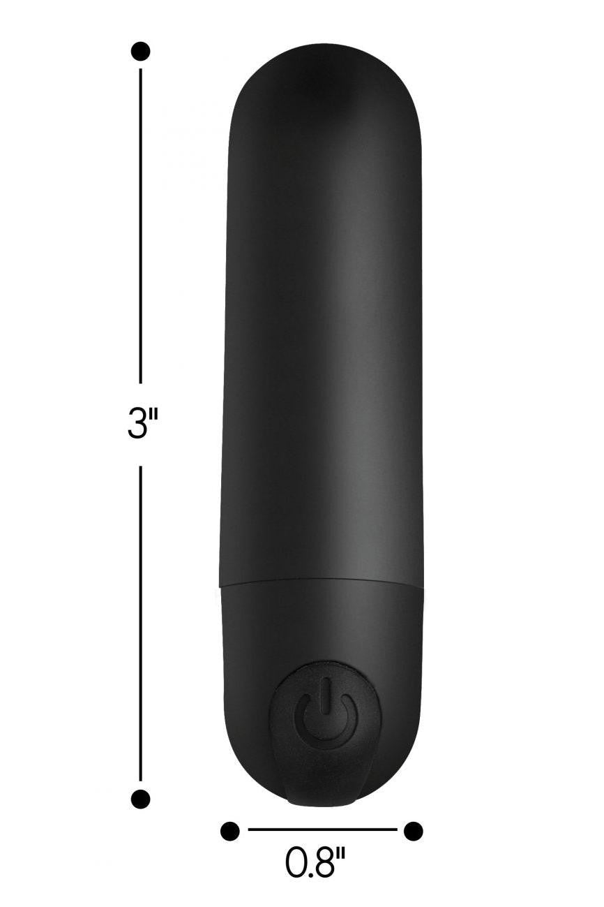 Vibrating Bullet with Remote Control - Black freeshipping - ToysZone.ca