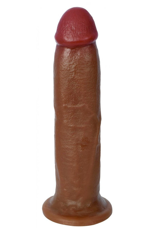 Jock Dark Bareskin Dildo - 9 Inch Free Shipping