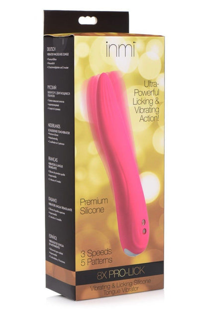8X Pro-Lick Vibrating & Licking Silicone Tongue Vibrator freeshipping - ToysZone.ca