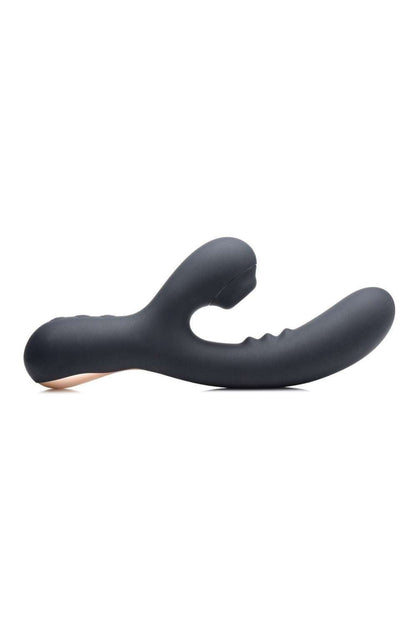 8X Silicone Suction Rabbit - Black freeshipping - ToysZone.ca