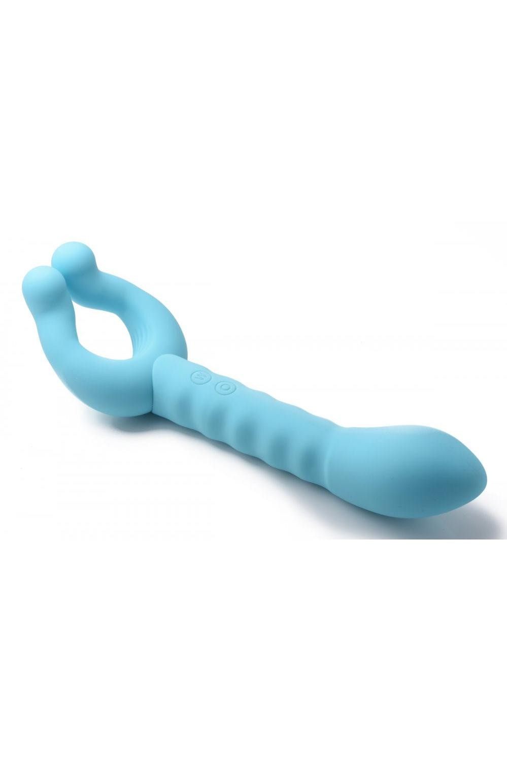 Yass! Vibe Dual-Ended Silicone Vibrator freeshipping - ToysZone.ca