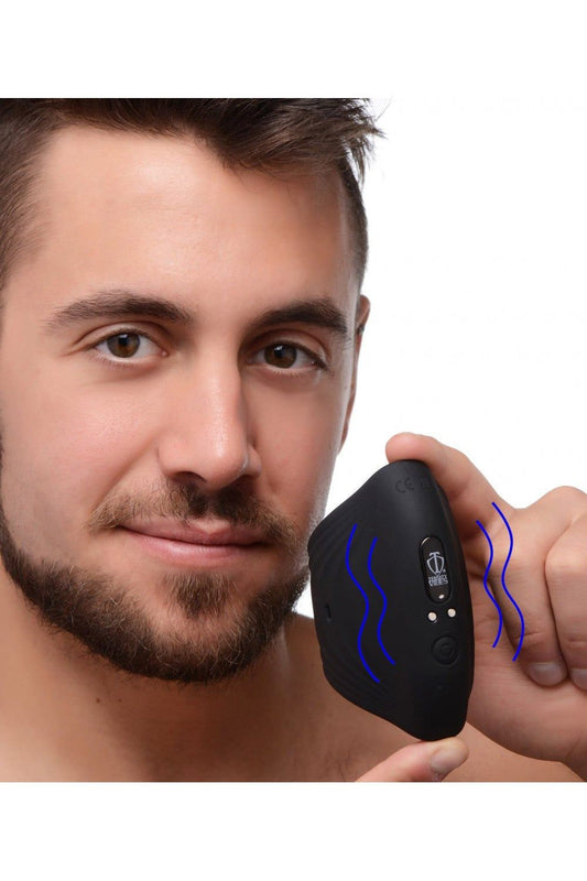 10X Pleasure Stroke Vibrating Silicone Penis Sleeve free shipping - ToysZone.ca