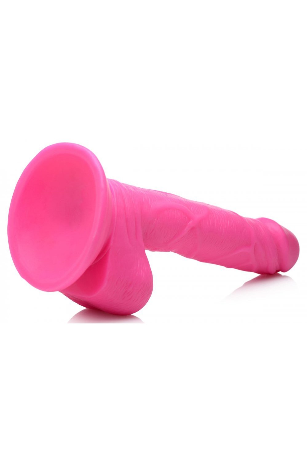 6.5 Inch Dildo with Balls - Pink Free Shipping