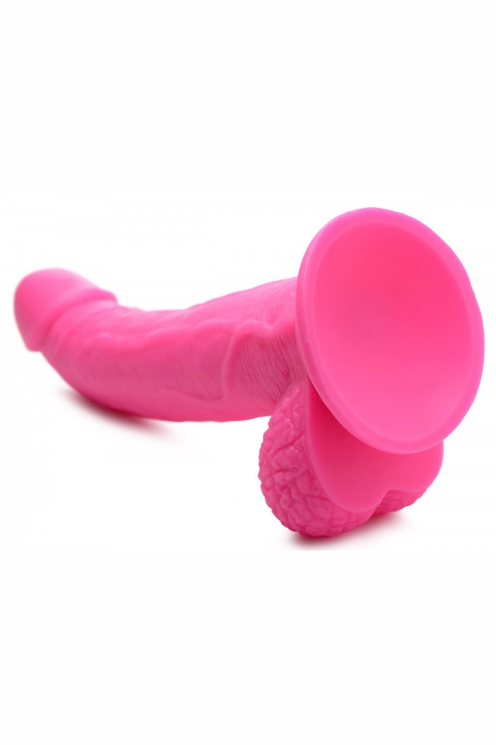 7.5 Inch Dildo with Balls - Pink Free Shipping