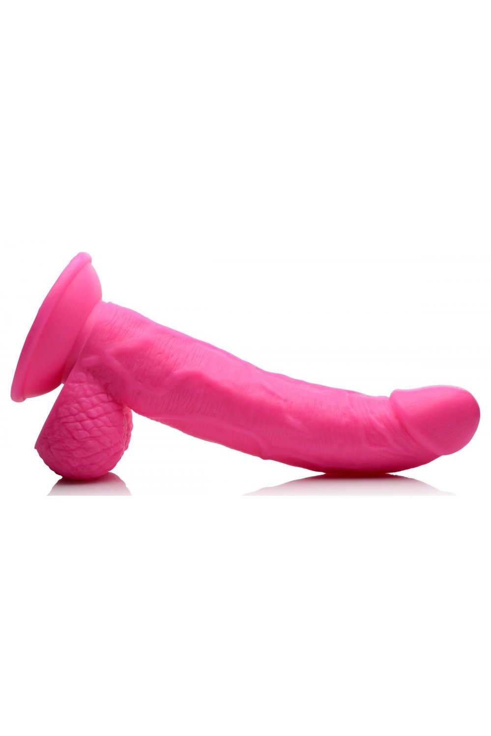 7.5 Inch Dildo with Balls - Pink Free Shipping