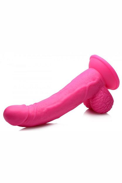 7.5 Inch Dildo with Balls - Pink Free Shipping