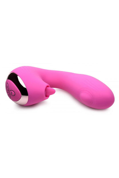 10X Licking G-Throb Rechargeable Silicone Vibrator free shipping - ToysZone.ca