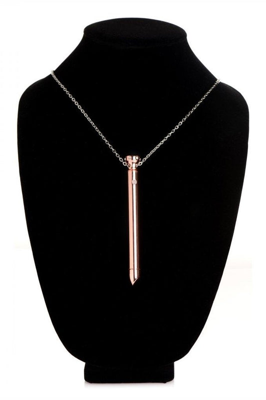 7X Vibrating Necklace - Rose Gold Free Shipping