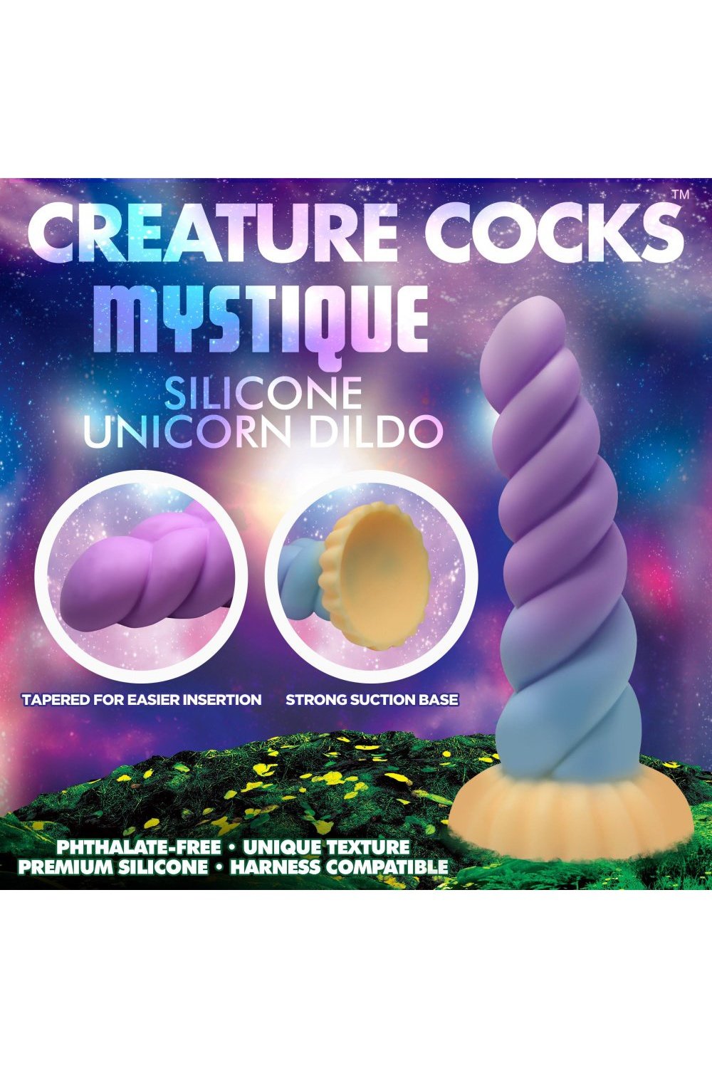 Mystique Silicone Unicorn Dildo Free Shipping