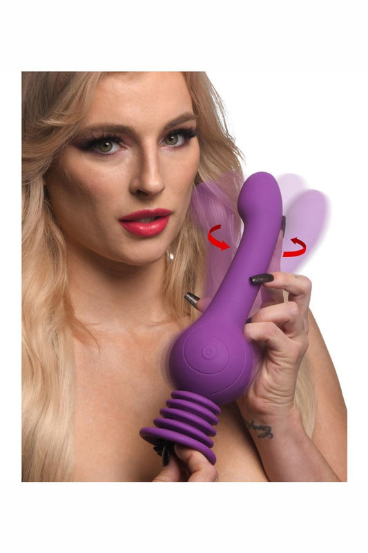 Sex Shaker Silicone Stimulator - Purple Free Shipping